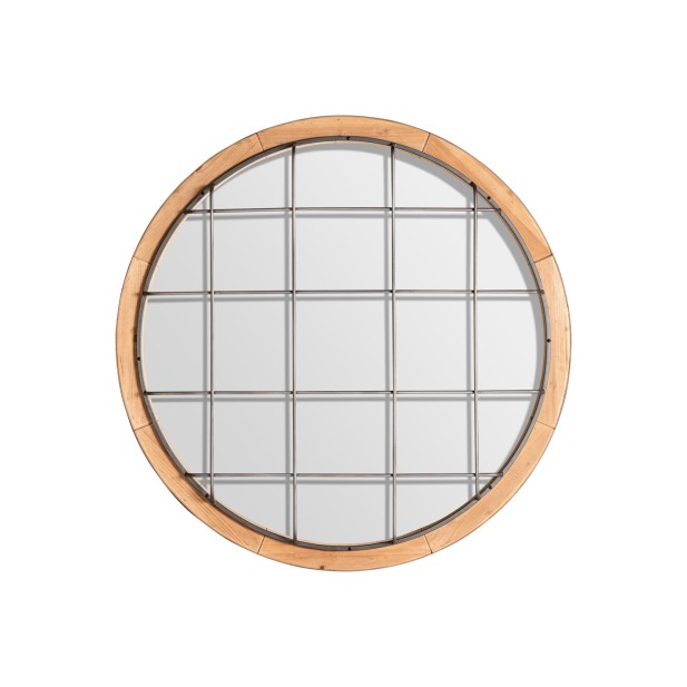 Espejo LONGFORD Ø105 cm, Madera /...