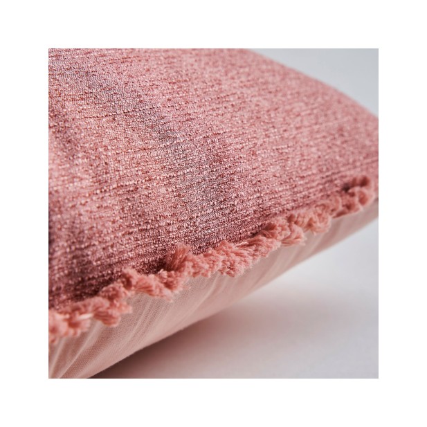 Cojín NELA 42x41 cm, Poliéster / Rosa...