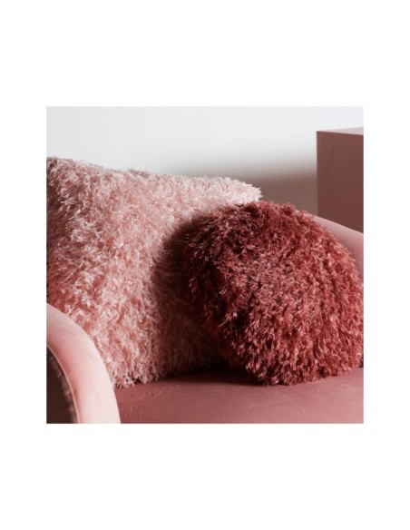 Cojín ASIRA 42x42 cm, Poliéster / Rosa - Kodu Home Design