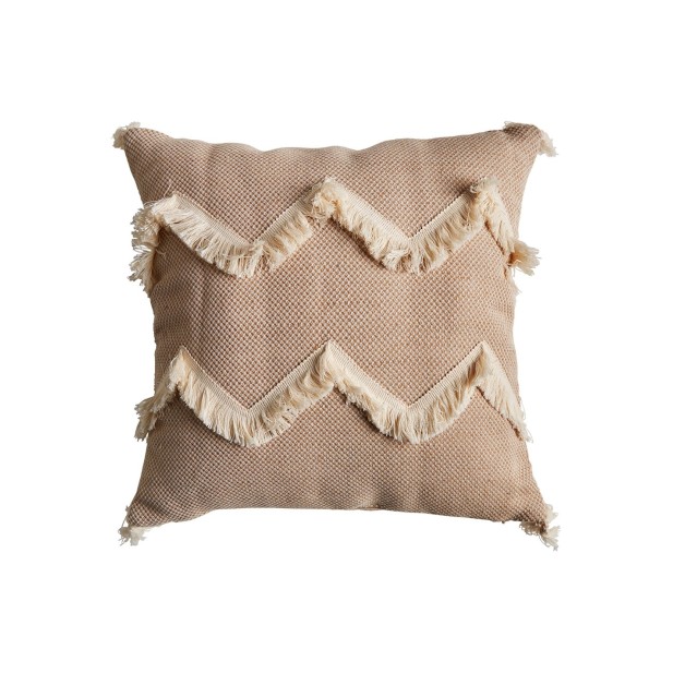 Cojín TEOSK 42x42 cm, Yute / Beige -...