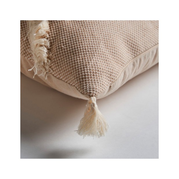 Cojín TEOSK 42x42 cm, Yute / Beige -...