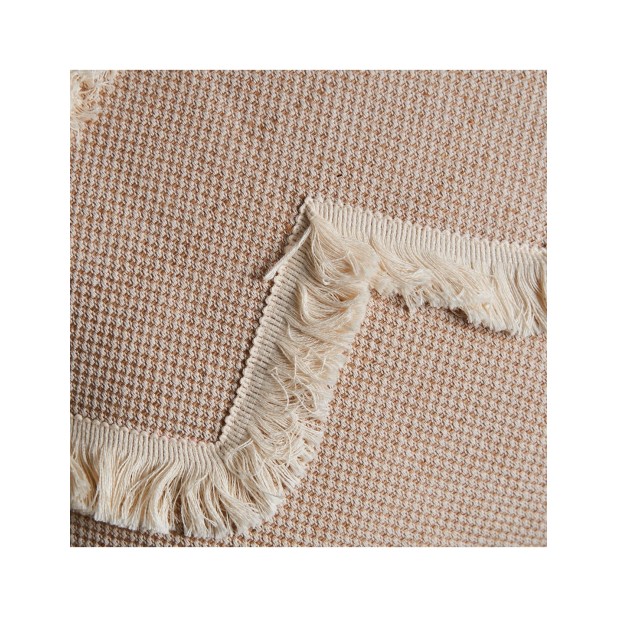 Cojín TEOSK 42x42 cm, Yute / Beige -...