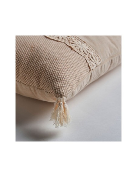 Cojín TIKER 42x26 cm, Poliéster / Beige - Kodu Home Design