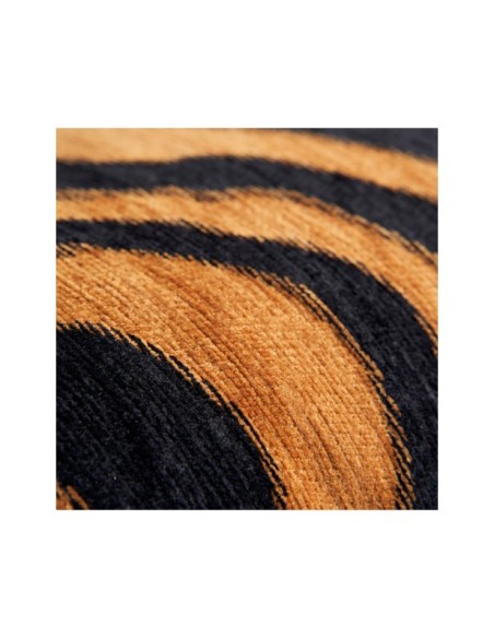 Cojín TIGRE 42x26 cm, Chenilla / Negro, Marrón - Kodu Home Design