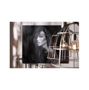 Lienzo HINA 120x100 cm, Lienzo / Negro - Kodu Home Design 2