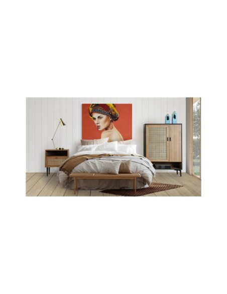 Lienzo YUA 120x100 cm, Lienzo / Naranja - Kodu Home Design