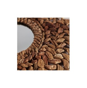 Espejo BLAIR 45x58 cm, Paja / Marrón - Kodu Home Design 2