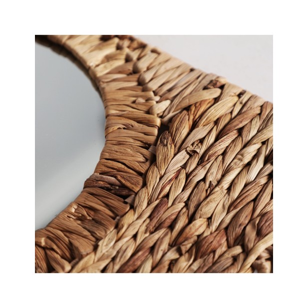 Espejo BLAIR 38x57 cm, Paja / Marrón...