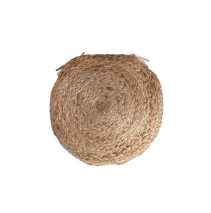 Cojín THIESI 37x38 cm, Yute / Marrón - Kodu Home Design