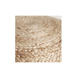 Cojín THIESI 37x38 cm, Yute / Marrón - Kodu Home Design 2