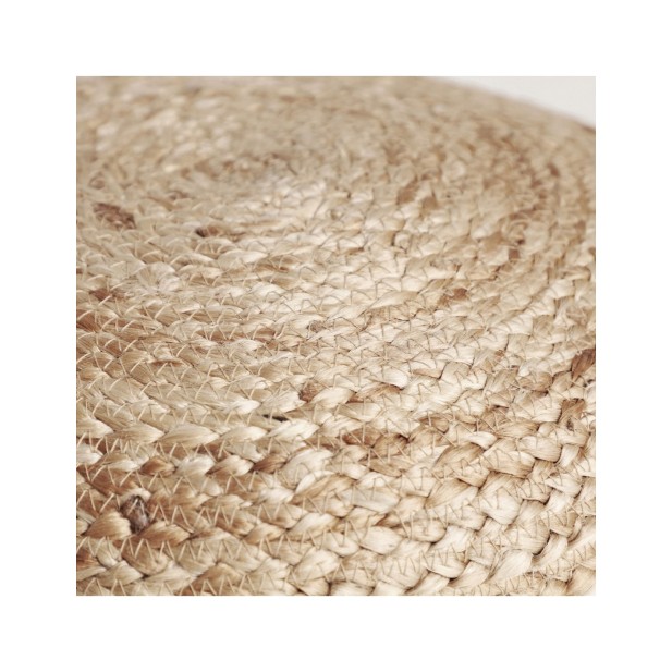 Cojín THIESI 37x38 cm, Yute / Marrón...