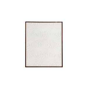 Cuadro PATRICK 80x100 cm, Lienzo / Blanco - Kodu Home Design
