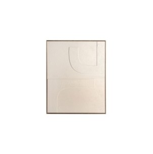 Cuadro MARTINE 80x100 cm, Lienzo / Blanco Roto - Kodu...