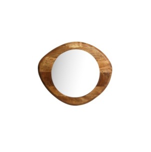 Espejo TOCKWITH 70x60 cm, Mango / Marrón - Kodu Home Design