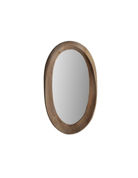 Espejo SJELD 68x120 cm, Mango / Marrón Claro - Kodu Home Design