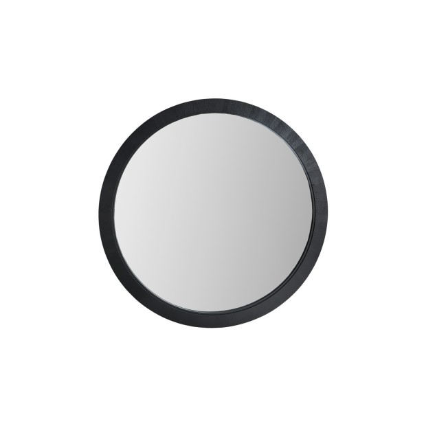 Espejo KILDE Ø140 cm, Madera / Negro...