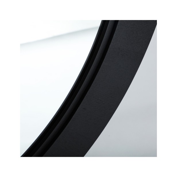 Espejo KILDE Ø140 cm, Madera / Negro...