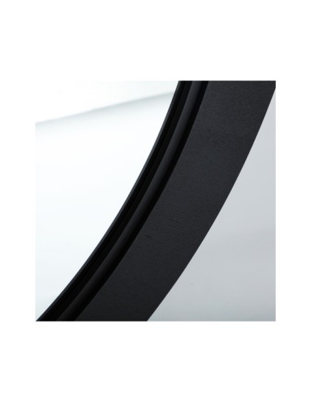 Espejo KILDE Ø140 cm, Madera / Negro - Kodu Home Design