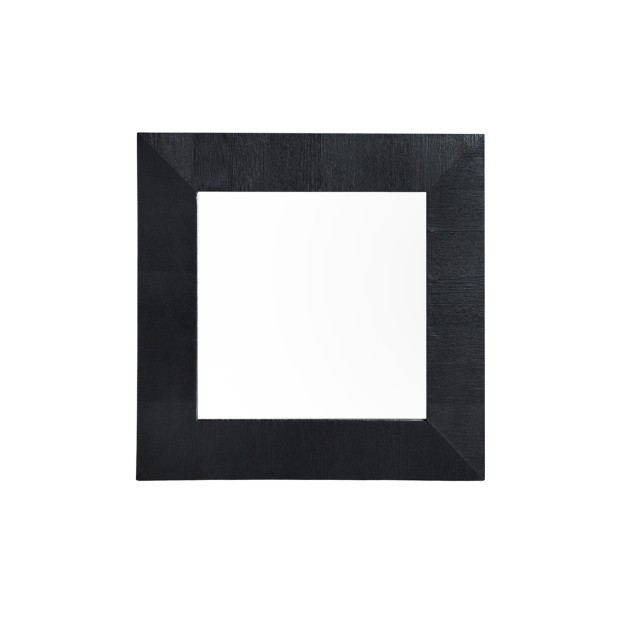 Espejo KILDE 59x59 cm, Madera / Negro...