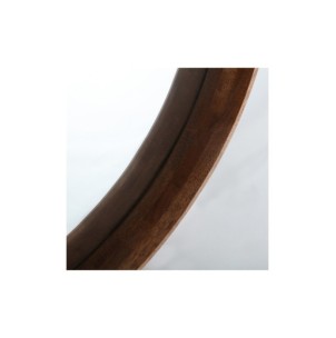 Espejo LUBECA Ø80 cm, Madera / Marrón - Kodu Home Design 2