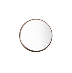 Espejo LUBECA Ø120 cm, Madera / Marrón - Kodu Home Design