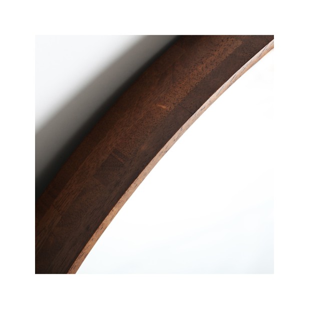 Espejo LUBECA Ø120 cm, Madera /...