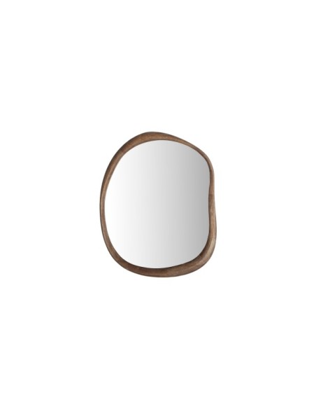 Espejo LUBECA 64x78 cm, Madera / Marrón - Kodu Home Design