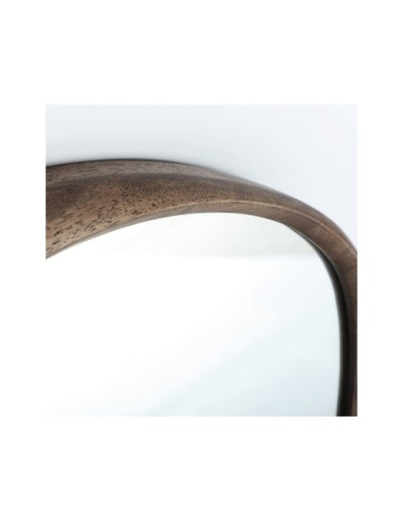 Espejo LUBECA 64x78 cm, Madera / Marrón - Kodu Home Design