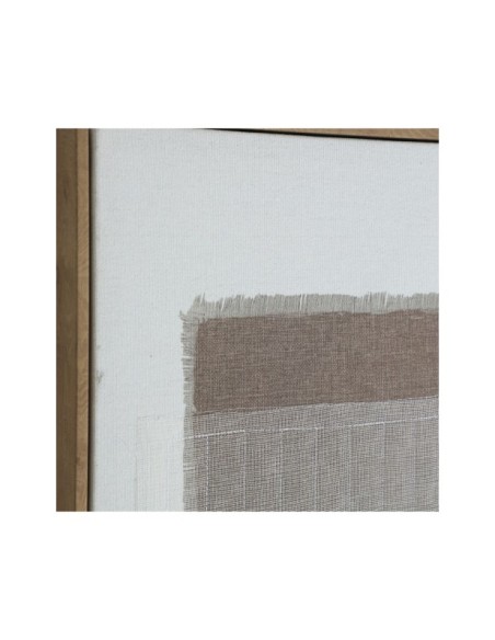 Set 2 Cuadros AURITZ 90x120 cm, Lienzo / Marrón, Blanco - Kodu Home Design
