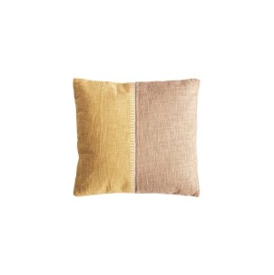 Cojín MIREIA 45x45 cm, Algodón / Amarillo, Beige - Kodu...