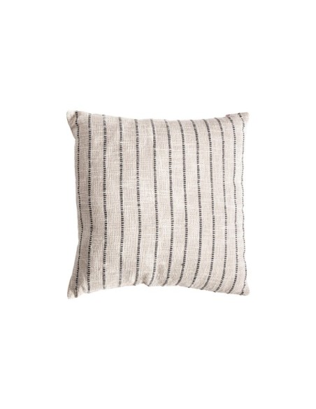 Cojín SALEHA 50x50 cm, Algodón / Blanco Roto, Gris - Kodu Home Design
