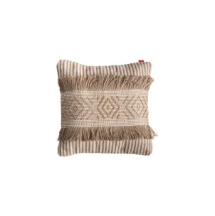 Cojín SERAFIN 44x44 cm, Yute / Beige, Marrón - Kodu Home...