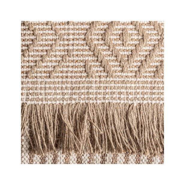 Cojín SERAFIN 44x44 cm, Yute / Beige,...