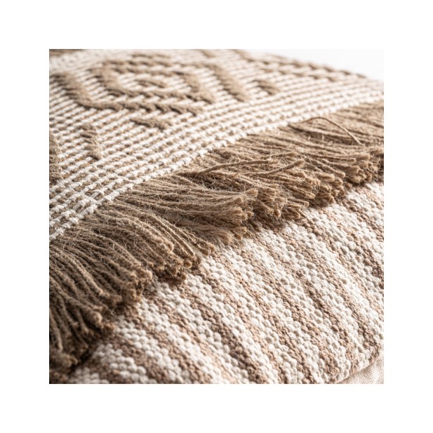 Cojín SERAFIN 44x44 cm, Yute / Beige,...