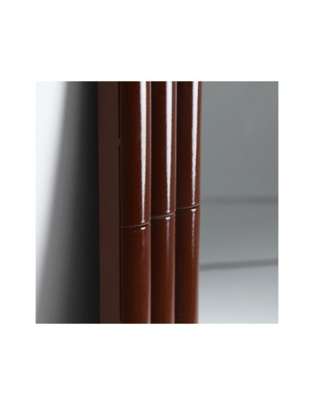 Espejo MENTON 104x104 cm, Hierro / Marrón - Kodu Home Design