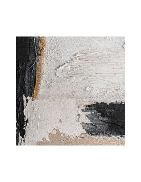 Cuadro LEVI 90x120 cm, Lienzo / Marrón, Arena - Kodu Home Design