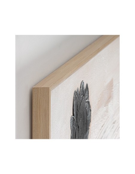 Cuadro LEVI 90x120 cm, Lienzo / Marrón, Arena - Kodu Home Design