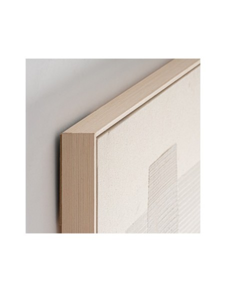 Cuadro NEXO 120x160 cm, Lienzo / Tonos Neutros, Marrón Claro - Kodu Home Design