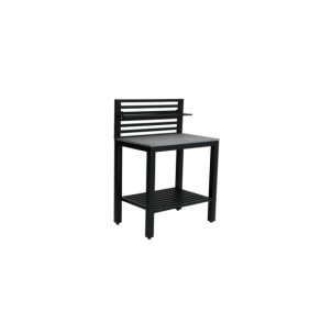 Cocina Exterior BELLAC Encimera, Negro / Gris - Brafab