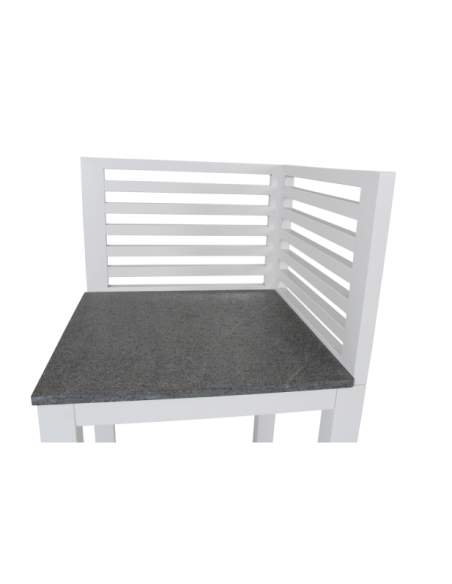 Cocina Exterior BELLAC, Módulo Esquina, Blanco - Brafab