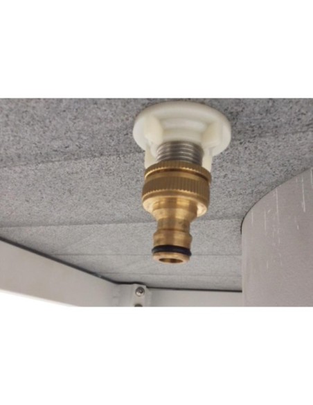 Cocina Exterior BELLAC Encimera, Blanco - Brafab