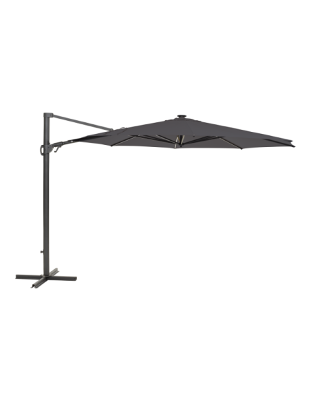 Sombrilla CILENTO Ø350 cm, Gris Antracita / Gris - Brafab