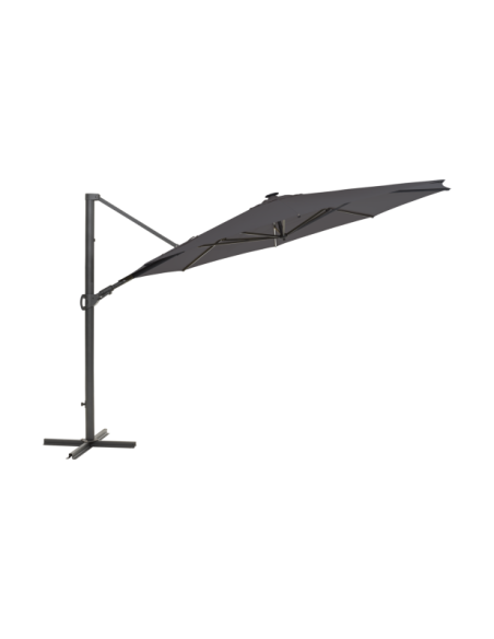 Sombrilla CILENTO Ø350 cm, Gris Antracita / Gris - Brafab