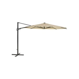 Sombrilla CILENTO Ø350 cm, Gris Claro / Caqui - Brafab