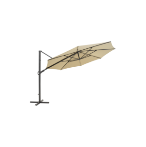 Sombrilla CILENTO Ø350 cm, Gris Claro / Caqui - Brafab 2