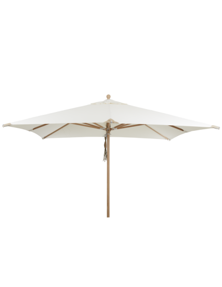 Sombrilla COMO 300x300 cm, Madera FSC / Poliéster / Natural - Brafab