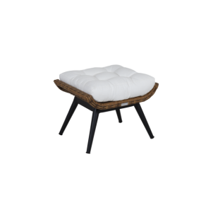 Reposapiés Exterior COVELO con Cojín, Ratán Sintético /...