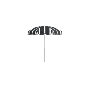 Sombrilla de Playa FOLLINA Ø180 cm, Negro / Blanco - Brafab