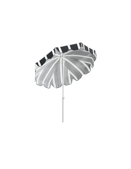 Sombrilla de Playa FOLLINA Ø180 cm, Negro / Blanco - Brafab