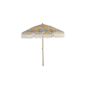 Sombrilla GATSBY 180 cm, Floral / Natural / Amarillo -...